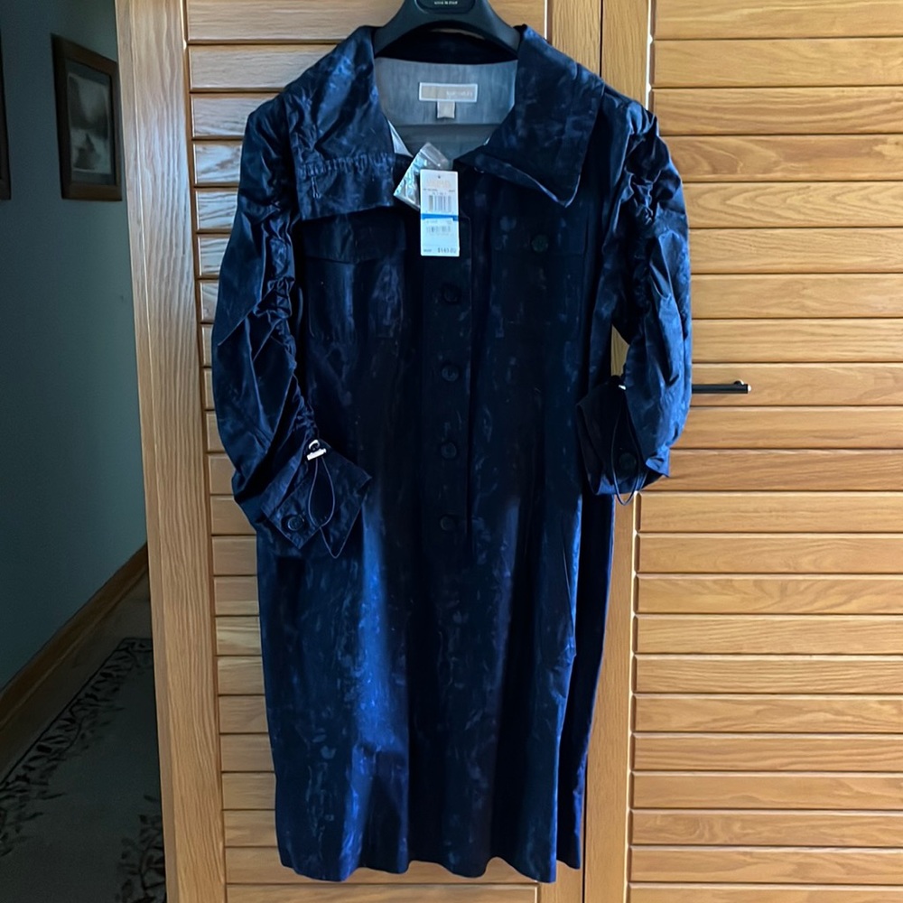 NWT Michael Kors (XL) Navy Blue Dress